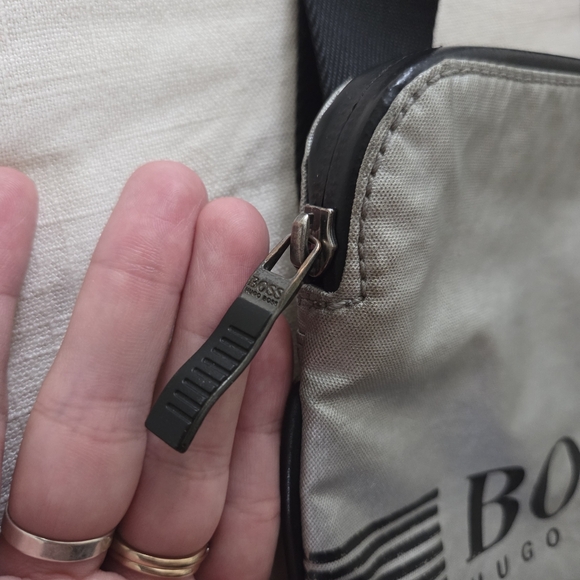 BOSS Hugo Boss Silver Crossbody Bag - Picture 3 of 11